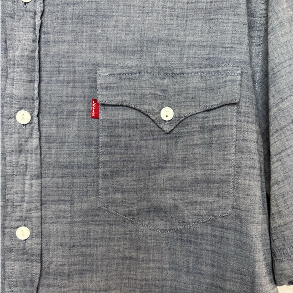 Levi’s Men's Short Sleeve Button Down Shirt Size L - Picture 3 of 5